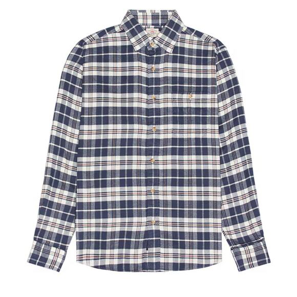 New Faherty The Movement Flannel in Plaid Size Men's Small